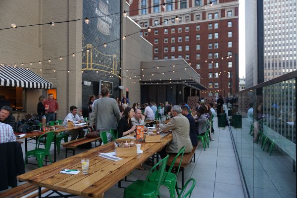Find Great Beer With A Rooftop View At The Biergarten In Hotel Monaco